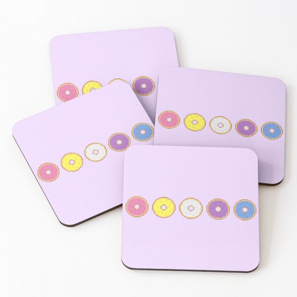Item preview, Bigender Pixel Pride Donuts designed and sold by Lilac-Cat.