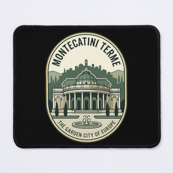 Item preview, Montecatini Terme Italy Vintage Travel Emblem designed and sold by k3rstman1.
