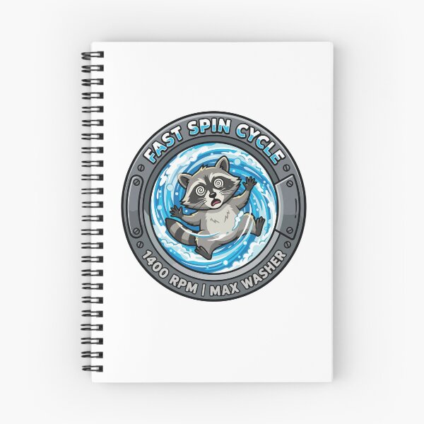 Item preview, Hypnotized Spinning Raccoon Washing Machine Window designed and sold by Arc2020.