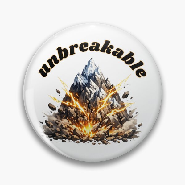 Item preview, Unbreakable Mountain ⚡ | Strength & Resilience Graphic | Powerful Peak Design designed and sold by UrbanEchoHub.