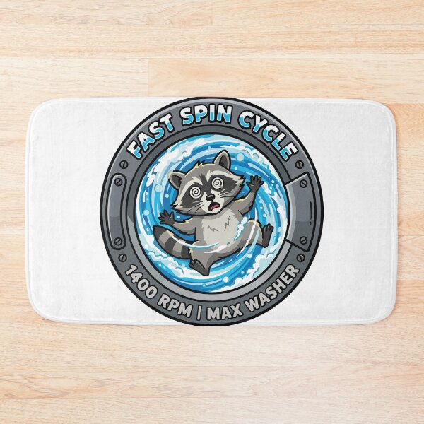 Item preview, Hypnotized Spinning Raccoon Washing Machine Window designed and sold by Arc2020.