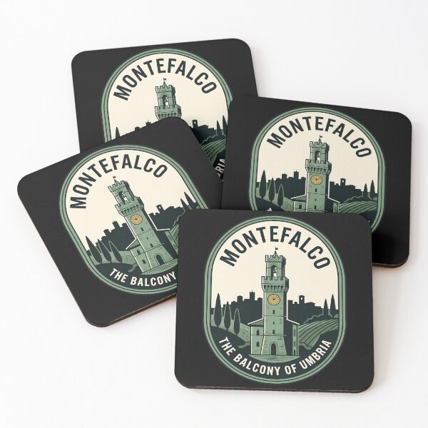 Item preview, Montefalco Italy Vintage Travel Emblem designed and sold by k3rstman1.
