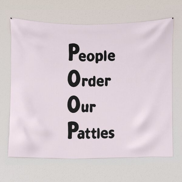 Item preview, P.O.O.P People Order Our Patties designed and sold by DibujandoPorfa.