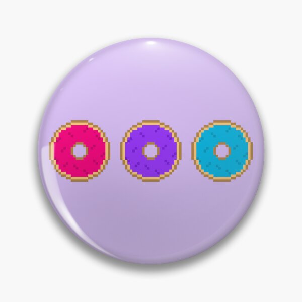 Item preview, Androgyne Pixel Pride Donuts designed and sold by Lilac-Cat.