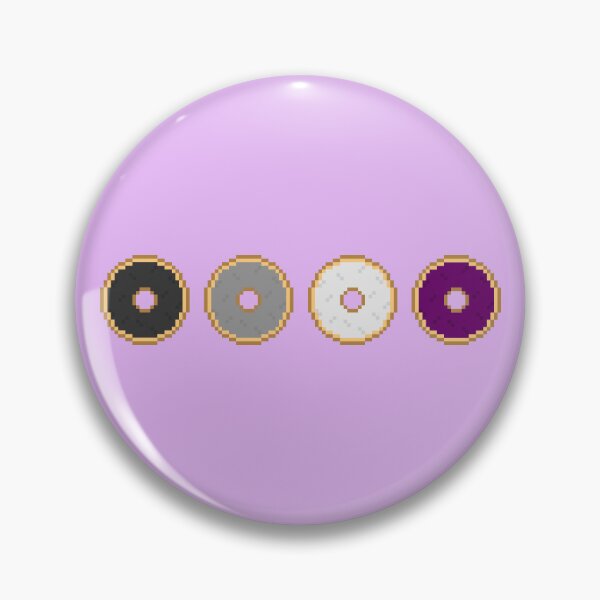 Item preview, Ace Pixel Pride Donuts designed and sold by Lilac-Cat.