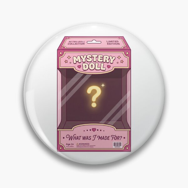 Item preview, What Was I Made For Cute Empty Doll Box Sticker designed and sold by ctbrtn.