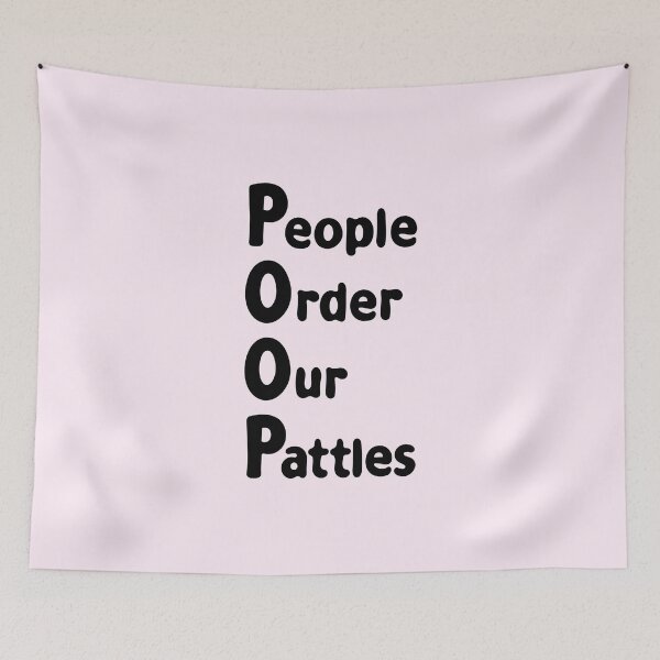 Item preview, POOP Spongebob - People Order Our Patties designed and sold by DibujandoPorfa.