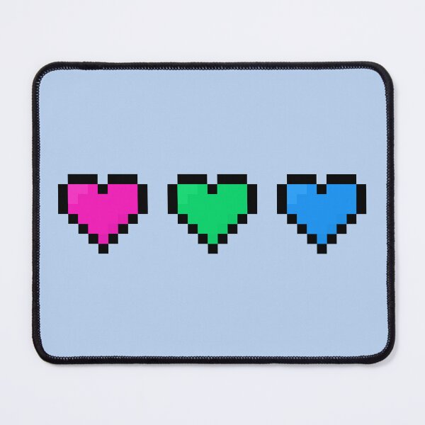 Item preview, Poly Pixel Pride Hearts designed and sold by Lilac-Cat.