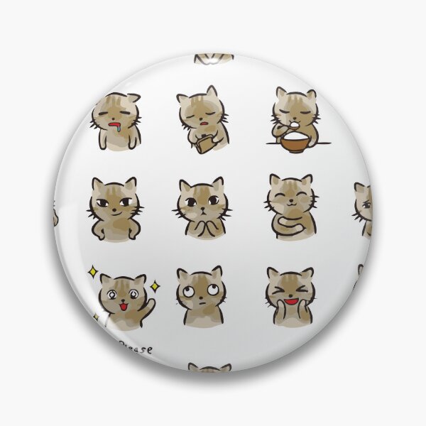 Item preview, Cute Chatty Tabby Cat Meow Feline Art designed and sold by aimicat.
