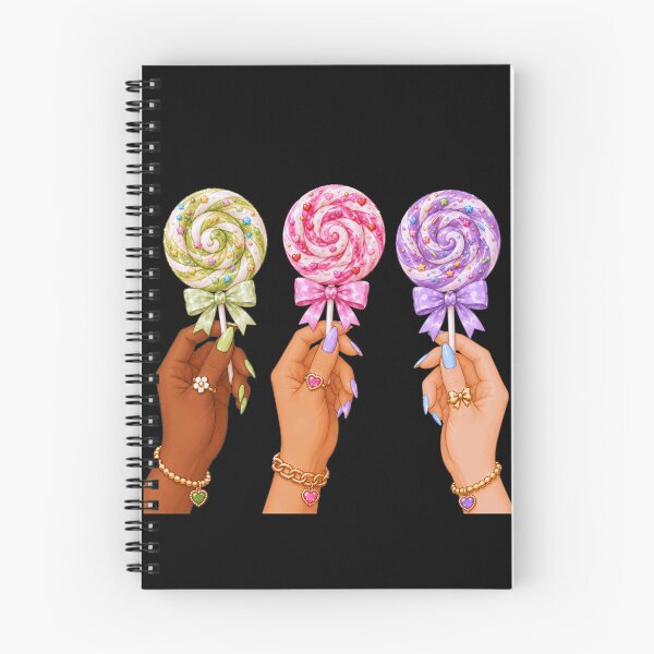Item preview, Hands Holding Swirl Lollipops Candy Illustration designed and sold by DjFreeq.
