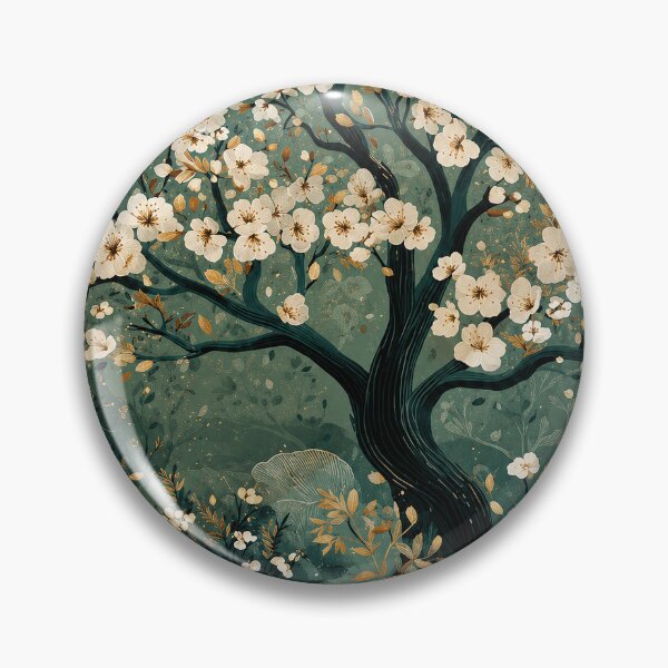 Item preview, Inspired by Yayoi Kusama Cherry Blossom Tree Poster, 1972 Japanese White Flowers Art Print, Tokyo Museum Wall Decor designed and sold by MorningJoco.