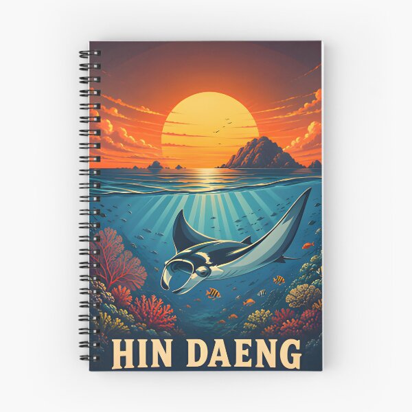 Item preview, Ocean Soul – Retro Tropical Sunset Illustration designed and sold by Spirit of Siam.