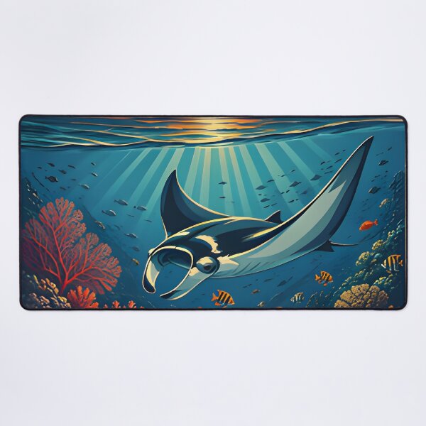 Item preview, Ocean Soul – Retro Tropical Sunset Illustration designed and sold by Spirit of Siam.