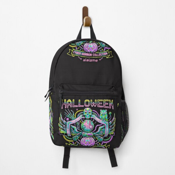 Item preview, Cyber Owl Neon - Futuristic Cyberpunk Halloween Art designed and sold by alalame.