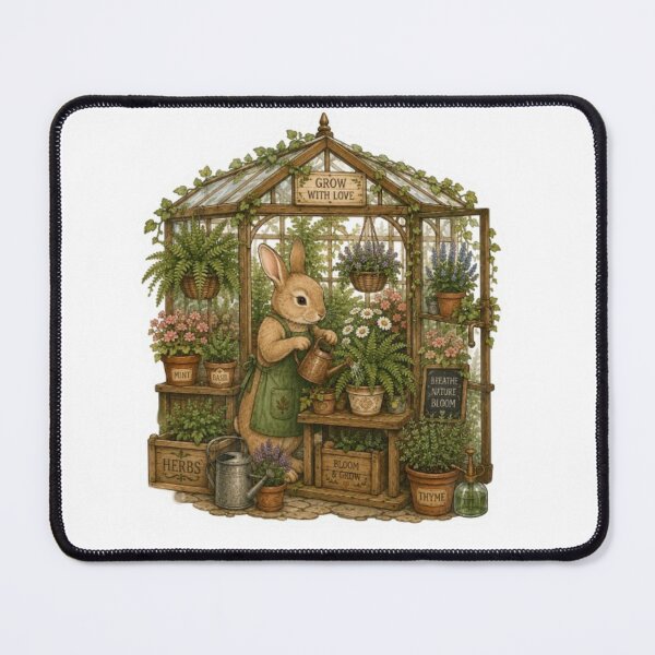 Item preview, gardener rabbit designed and sold by Snurly.