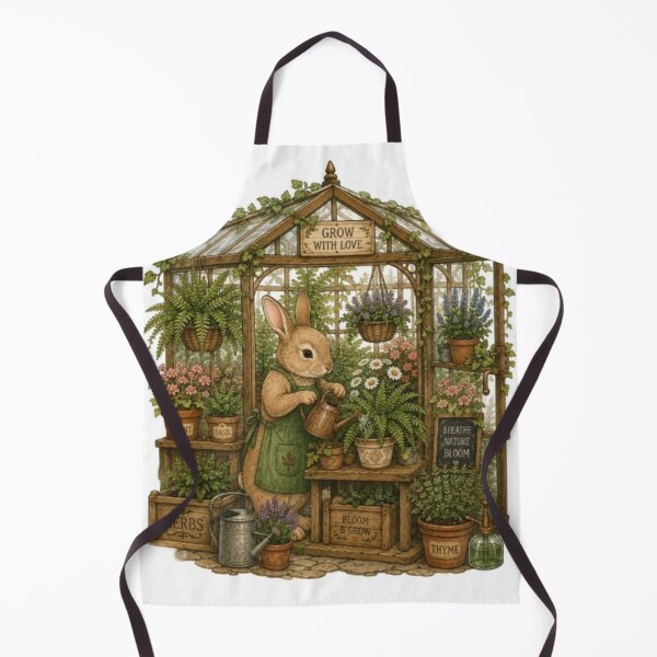 Item preview, gardener rabbit designed and sold by Snurly.