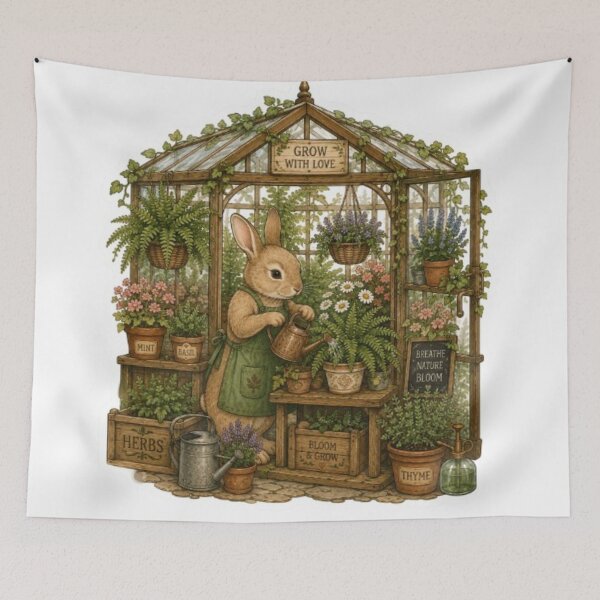 Item preview,  gardener rabbit designed and sold by Snurly.