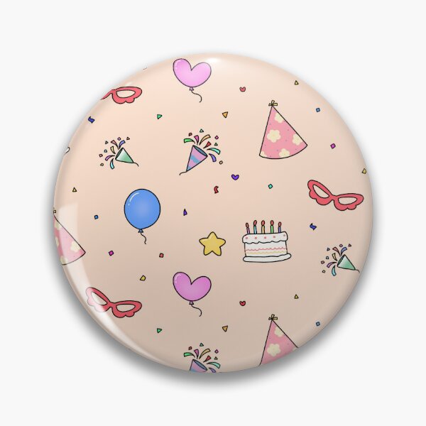 Item preview, Cute Birthday Party Clipart Pattern designed and sold by ubborn.