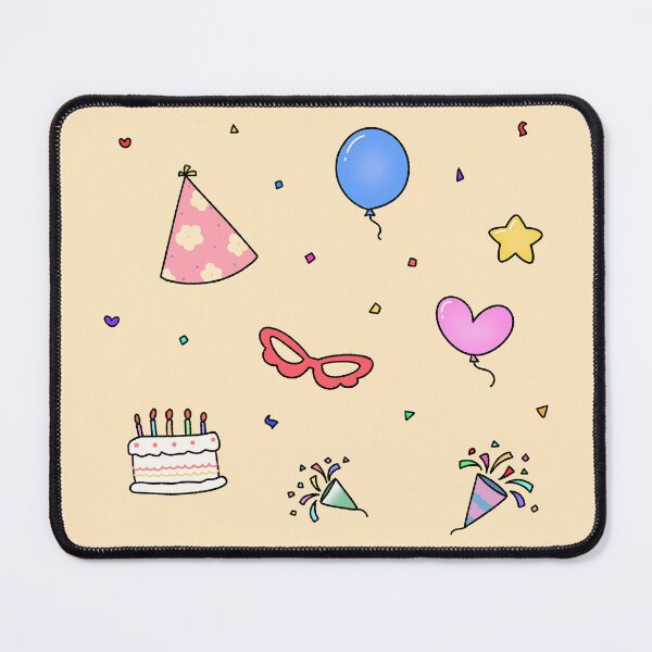 Item preview, Cute Birthday Party Clipart Pattern designed and sold by ubborn.