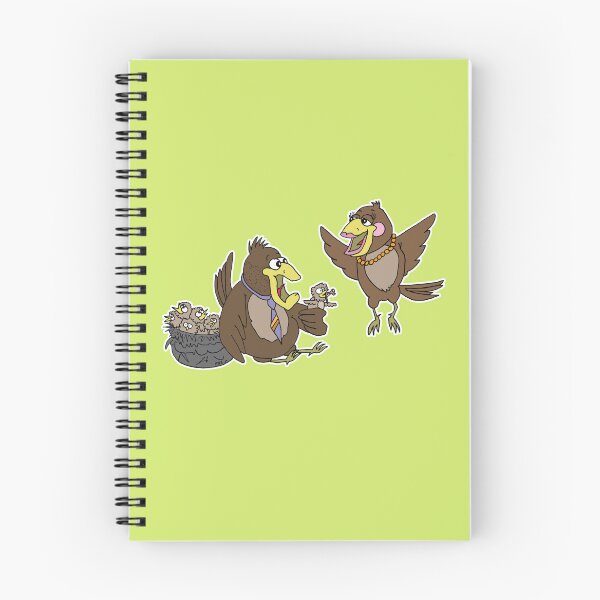 Item preview, Funny Bird Family Cartoon | Sarcastic New Dad Shock Surprise Sticker designed and sold by MyxaART.
