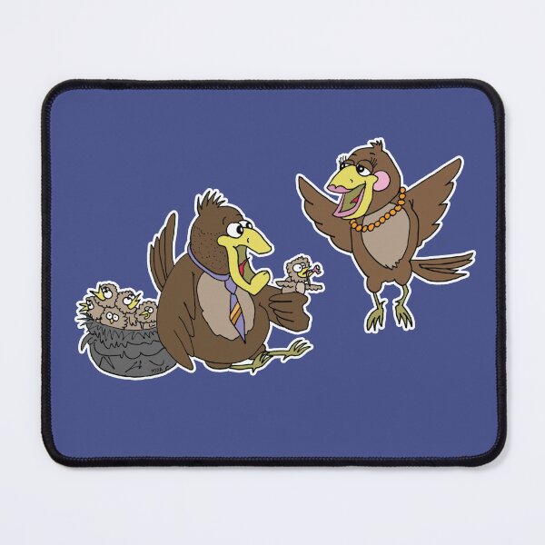Item preview, Funny Bird Family Cartoon | Sarcastic New Dad Shock Surprise Sticker designed and sold by MyxaART.