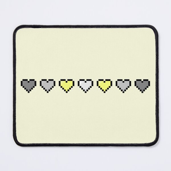 Item preview, Deminonbinary Pixel Pride Hearts designed and sold by Lilac-Cat.