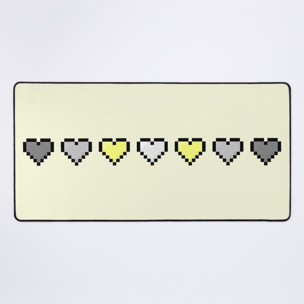 Item preview, Deminonbinary Pixel Pride Hearts designed and sold by Lilac-Cat.