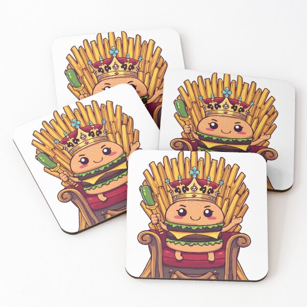 Item preview, His Cheesy Majesty Funny Royal Cheeseburger designed and sold by WonderMugStudio.
