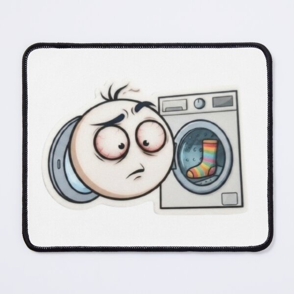 Item preview, Oops Murphy - The Missing Sock Mystery - Funny Character Graphic designed and sold by oopsmurphy.