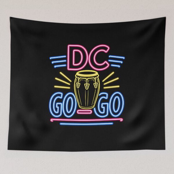 Item preview, Washington DC Go-Go – Neon Conga Nights designed and sold by Fenay Designs.