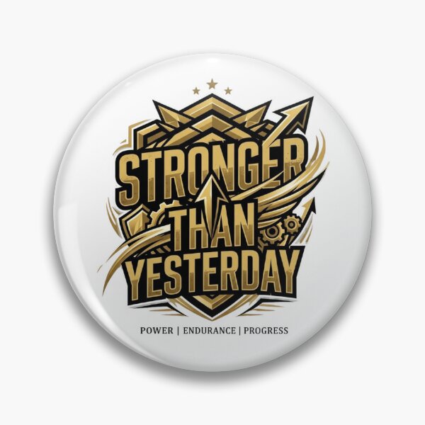 Item preview, Stronger Than Yesterday designed and sold by RunningWhiskers.