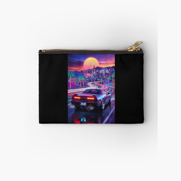 Item preview, Outrun Retro Synthwave Mid Engine JDM Legend Highway Cruise designed and sold by RevUpDesign.