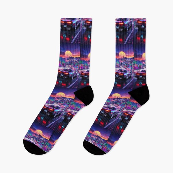 Item preview, Outrun Retro Synthwave Mid Engine JDM Legend Highway Cruise designed and sold by RevUpDesign.
