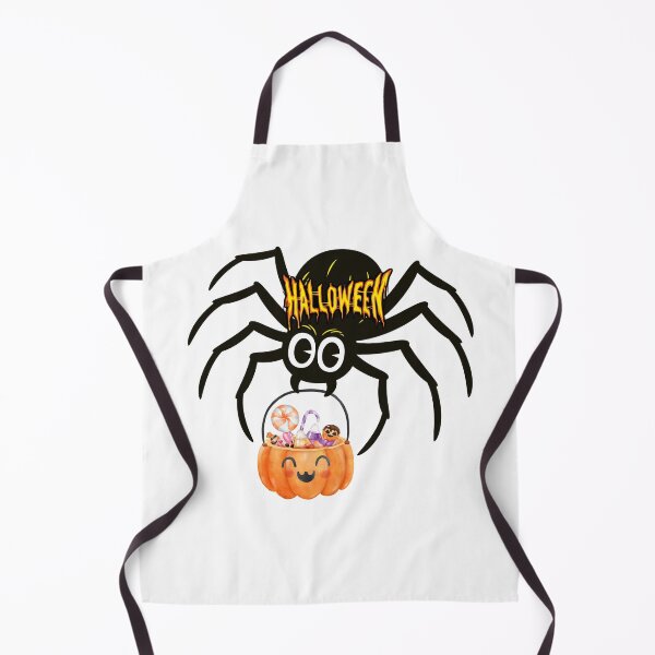 Item preview, Cute Halloween Spider with Pumpkin Candy Bucket | Spooky Trick or Treat Design designed and sold by Palette _Vibes.
