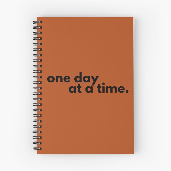 Item preview, One Day at a Time | Minimal Typography Quote | Inspirational Motivational Design designed and sold by Rush2Buy.