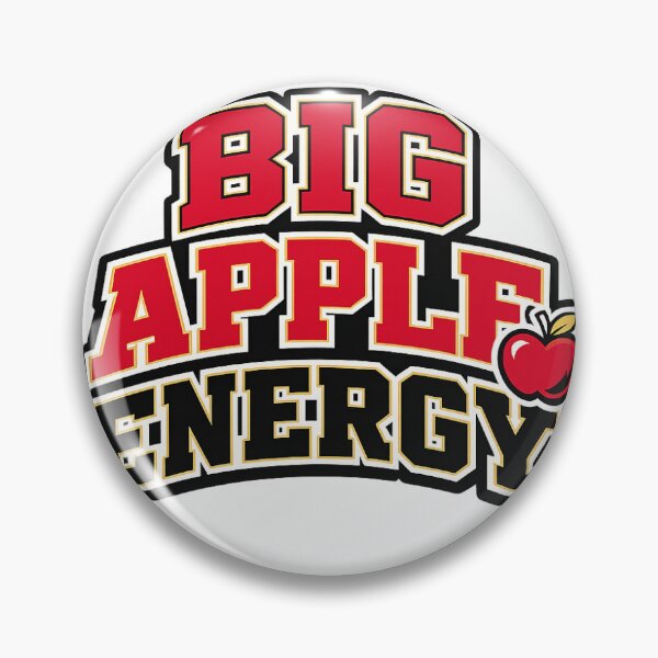 Item preview, Big Apple Energy New York City Sticker designed and sold by RedRubyBubble.