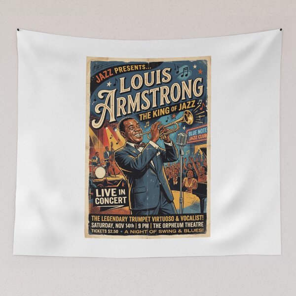 Item preview, Louis Armstrong designed and sold by Theodor Decker.