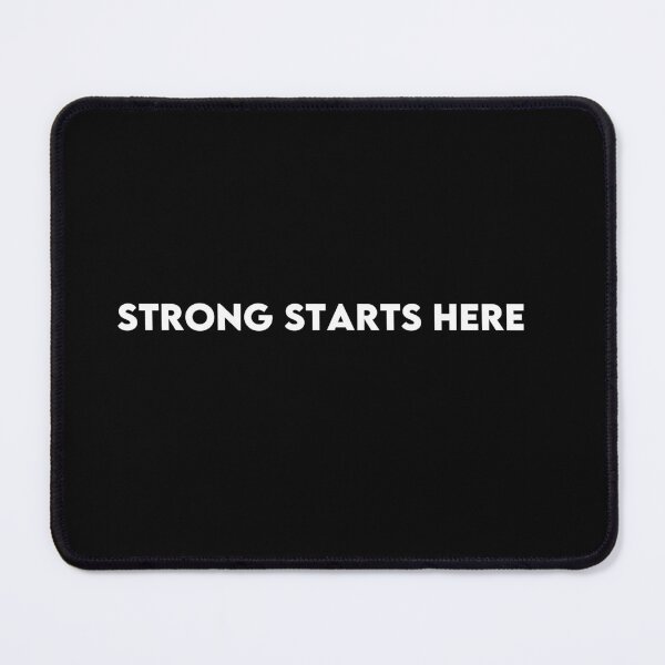 Item preview, Strong Starts Here T-Shirt for Gym Lovers, Athletes & Fitness Enthusiasts designed and sold by Hoodybaba.