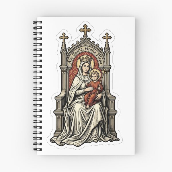 Item preview, Ave Maria Gratia Plena Virgin Mary Baby Jesus Gothic Catholic designed and sold by raedattia.