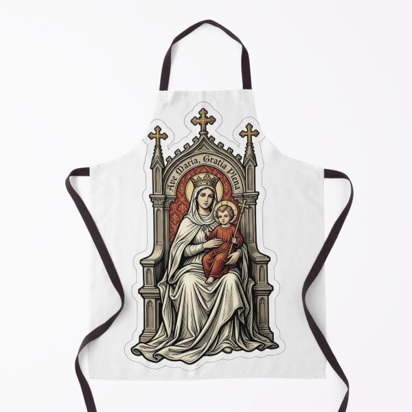 Item preview, Ave Maria Gratia Plena Virgin Mary Baby Jesus Gothic Catholic designed and sold by raedattia.