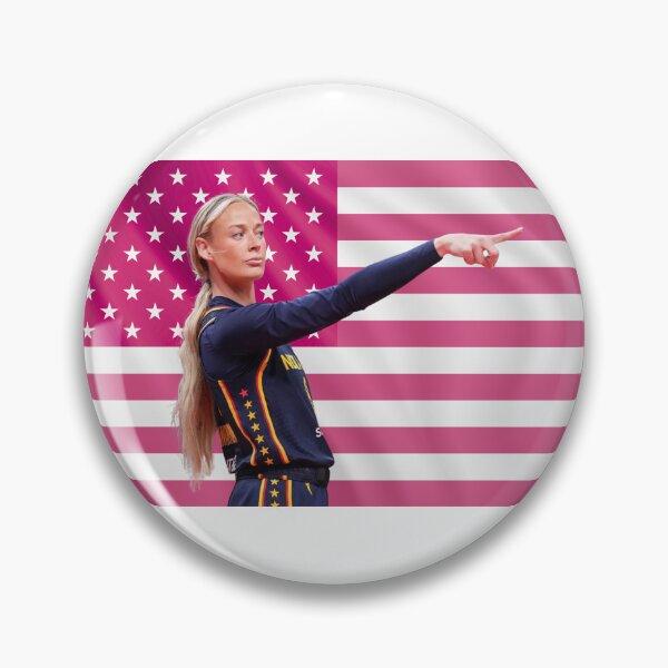 Item preview, Sophie Cunningham Indiana Fever Pink Flag  designed and sold by lavndershrtdays.