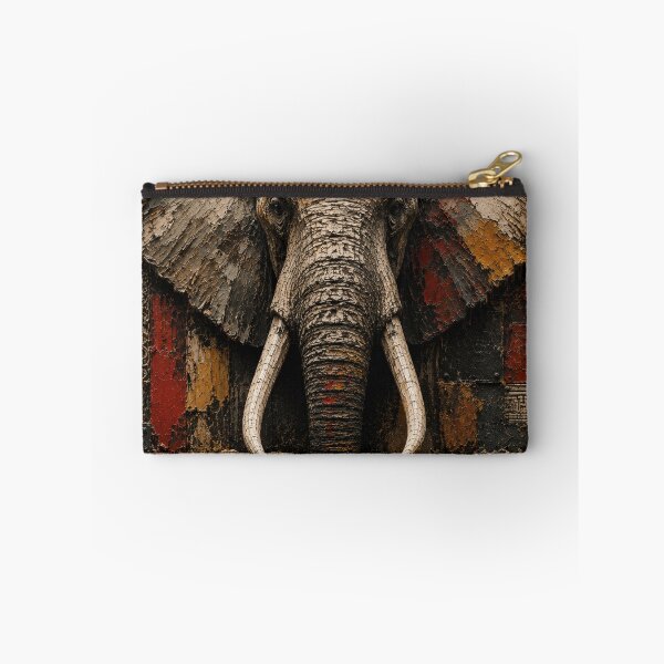 Item preview, Disciplined Founder Geometric Elephant Stone Relief Home Office Wall Art Poster designed and sold by SavannaStrikes.