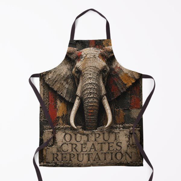 Item preview, Disciplined Founder Geometric Elephant Stone Relief Home Office Wall Art Poster designed and sold by SavannaStrikes.