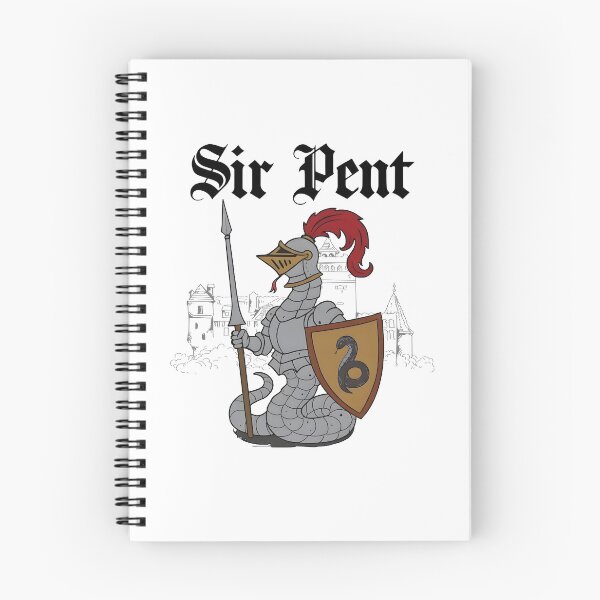 Item preview, Sir Pent Snake Knight Medieval Fantasy Heraldic Crest designed and sold by PixlCrypt.