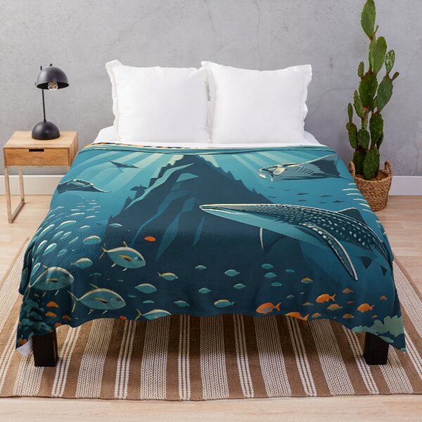 Item preview, Ocean Soul – Retro Tropical Sunset Illustration designed and sold by Spirit of Siam.