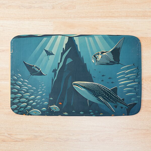 Item preview, Ocean Soul – Retro Tropical Sunset Illustration designed and sold by Spirit of Siam.
