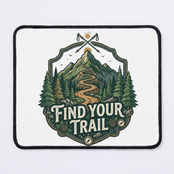 Item preview, Find Your Trail designed and sold by RunningWhiskers.