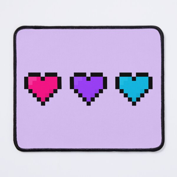 Item preview, Androgyne Pixel Pride Hearts designed and sold by Lilac-Cat.