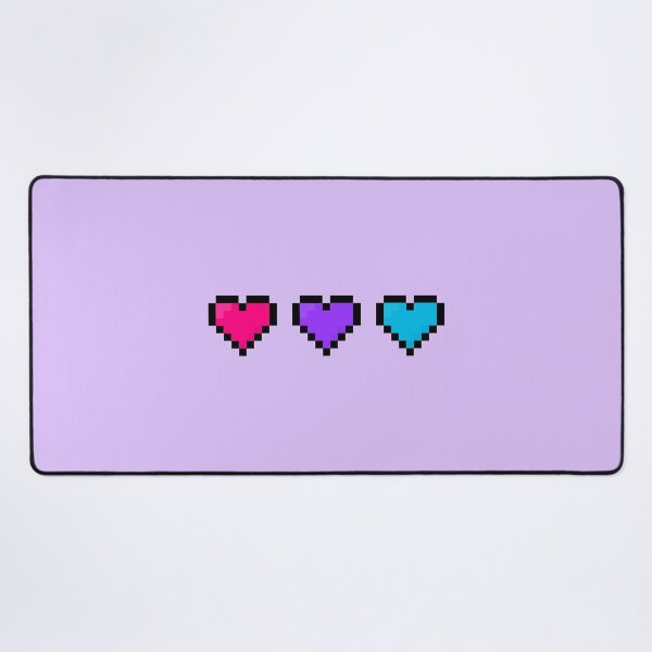 Item preview, Androgyne Pixel Pride Hearts designed and sold by Lilac-Cat.