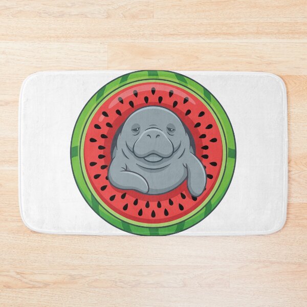 Item preview, Summer Vibes Chubby Manatee Watermelon Float designed and sold by Arc2020.